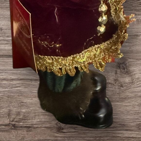 Home For the Holidays 8" Visions of Santa Ornament Christmas Figure, Standing - Picture 4 of 10